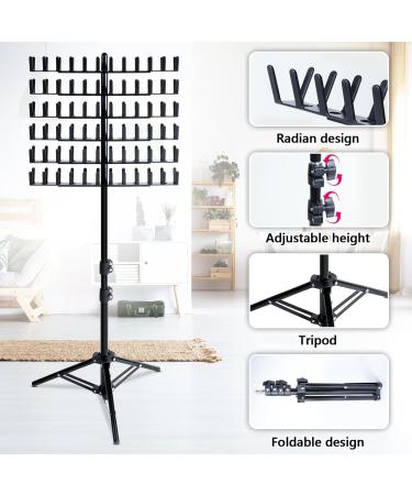 Braiding Hair Rack Standing | Height Adjustable Hair Extension Holder Hanger With 144 Pegs Hair Stand With Stylist Hair Braiding Tools Braiding Hair Supplies Included - Buy Online on GoSupps.com