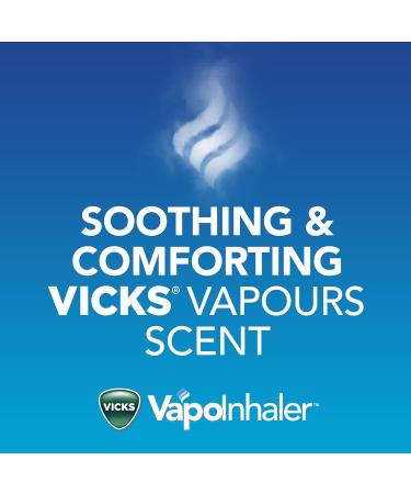 Vicks Vapoinhaler Nasal Decongestant with Soothing Vapors for Temporary Relief due to a Cold Menthol Scent 1 Pack 0.2 mL Pack of 1 - Buy Online on GoSupps.com