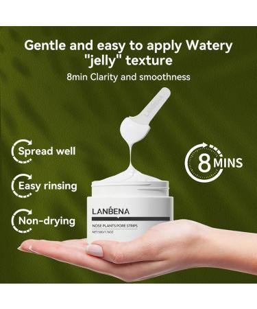 LANBENA Pore Strips - 100pcs Blackhead Remover Nose Strips 50g Face Mask for Clear Skin Effective Blackhead Treatment - Buy Online on GoSupps.com