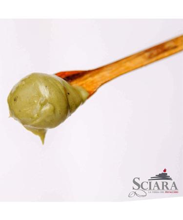Sciara Italian Pistachio Cream - Premium Bronte Pistachio Spread - 190g Glass Jar - 6.7 oz - Pack of 1 - Buy Online on GoSupps.com