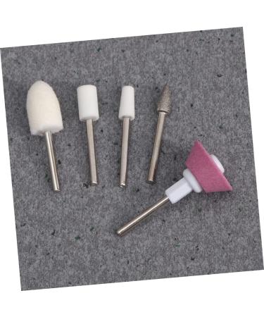 Ipetboom 2 Boxes Nail Kit Nail Polishing Head Nail Accessories Electric Nail Art Kit Lip Gloss Kit Carbide Drill Bit Nail Drill Bits Rotary Tool To Rotate White Manicure Stick - Buy Online on GoSupps.com