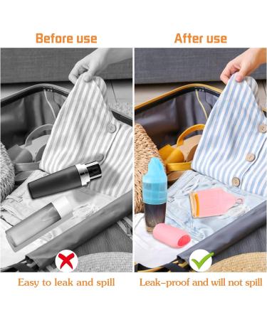 10 Pack Leak-Proof Silicone Toiletry Covers | Travel Size Toiletry Sleeve Set - Buy Online on GoSupps.com