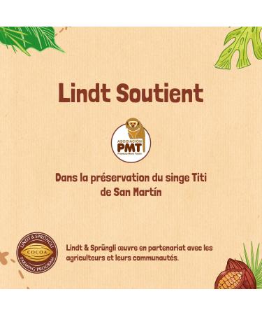Lindt - LUCKY MONKEY Smooth Milk Bar - Milk Chocolate 100g - Buy Online on GoSupps.com
