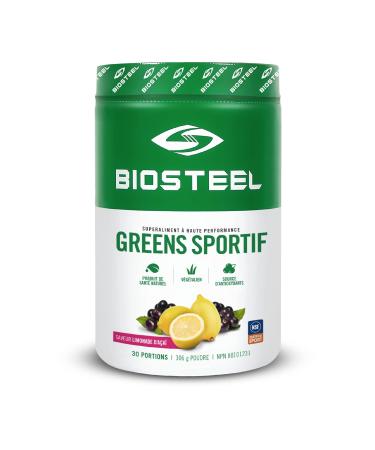 Buy BIOSTEEL Greens Sport Superfood Acai Lemonade - 306 GR | Premium Health Supplement for Energy & Immunity - International Shipping Available - Buy Online on GoSupps.com