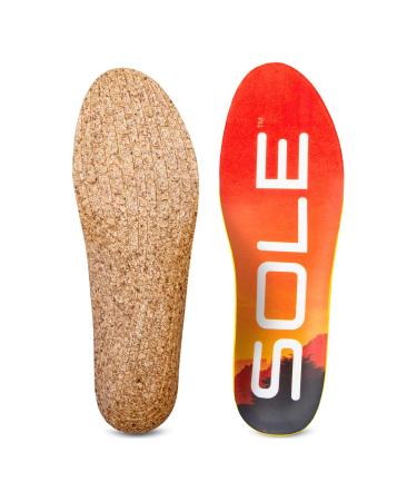 SOLE Performance Medium Cork Shoe Insoles - Men's Size 10/Women's Size 12 Mens Size 10 / Womens Size 12 Standard