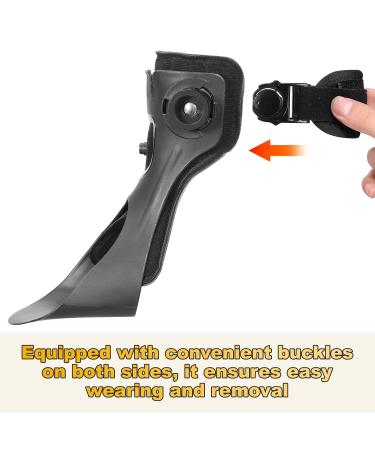 AFO Foot Drop Brace Ankle Foot Orthosis for Men & Women | Inflatable Lining for Stroke Recovery | Fits Shoes | Large Left - Buy Online on GoSupps.com