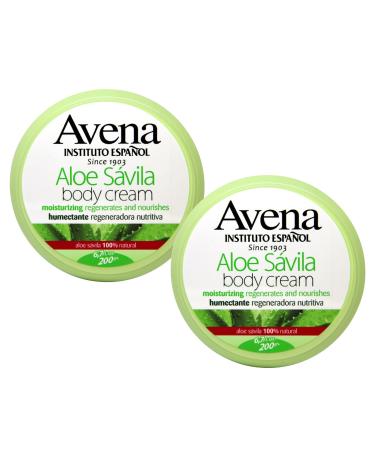 Avena Instituto Espa ol Aloe Savila Body Cream Moisturizing Regenerates and Nourishes 2-pack Of 6.7 FL Oz each 2 Jars