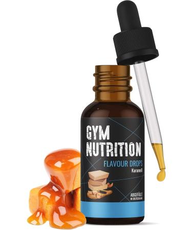 Flavour Drops - Calorie-Free Caramel Flavoring with Dosing Pipette | 50ml | Perfect for Quark Yoghurt & More | Made in Germany - Buy Online on GoSupps.com