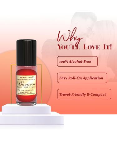 MOBETTER FRAGRANCE OILS Baracca Royal 580 Rouge 1 Oz Perfume Fragrance Body Oil for Unisex - Buy Online on GoSupps.com
