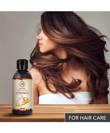 Buy Vitamin E Oil 250ml - Natural Moisturizer for Face Body & Hair Care | Rich in Vitamin E - Premium Cosmetics Oil - Buy Online on GoSupps.com