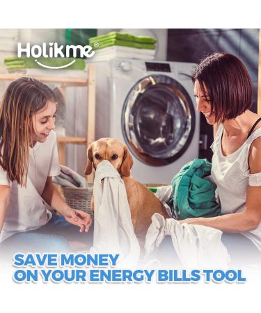 Holikme 8-Piece Dryer Vent Cleaner Kit with 30ft Brush, Lint Vacuum Attachment, Trap Brush - Blue - Buy Online on GoSupps.com