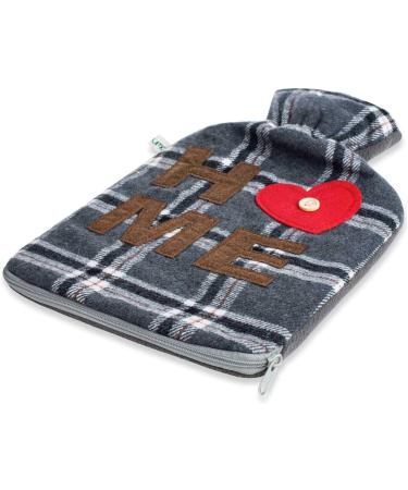 Buy Premium 1.8L Hot Water Bottle with Cozy Fleece Cover - Certified BS1970:2012 - Ideal Heat Cushion for Home & Bed - New Model - Buy Online on GoSupps.com