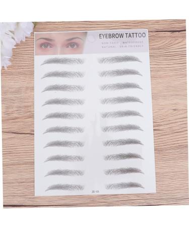 Beavorty 2pcs 3d Eyebrow Stickers Makeup Stickers Eyebrow Sissor Kit Eyebrow Shaping Cosmetic Miss Shaper - Buy Online on GoSupps.com