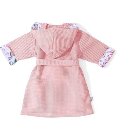 Shop Pepi 100% Cotton Unisex Children's Bathrobe - Hummingbird Pastel Pink - Made in Poland Perfect for Boys & Girls - Buy Online on GoSupps.com