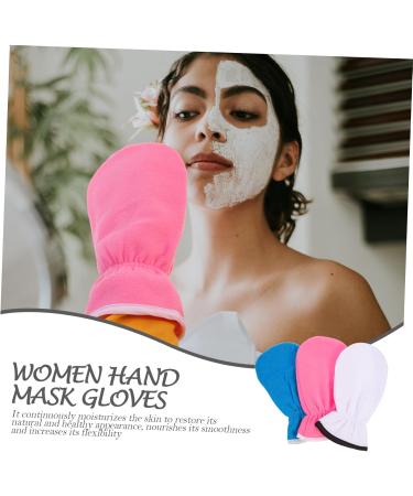 Ipetboom 3 Pairs Wax Hand Mask Warm Gloves Moisturizing Essential Oil Gloves Moisturizing Hand Gloves Wax Warmer Gloves Down Mittens Paraffin Fleece Beauty Wax Skin Care Women's - Buy Online on GoSupps.com