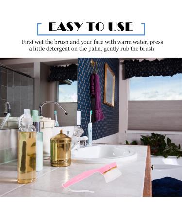 Shop the Best Manual Facial Brush - Pink Exfoliating & Cleansing Tool for Deep Pore Skin Care - Buy Online on GoSupps.com