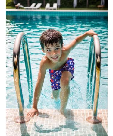 Summshall Boys Swimming Shorts - Quick-Drying 2 in 1 Swim Trunks with Compression Inner Trousers | International Shipping Available - Buy Online on GoSupps.com