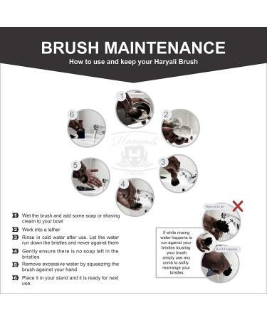 Haryali London Red Handle Silver Tip Badger Hair Shaving Brush - Sophist Collection - Buy Online on GoSupps.com