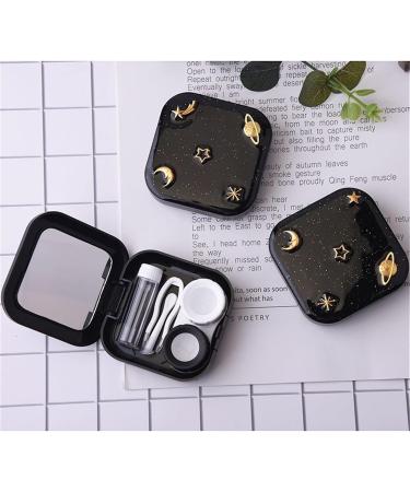 Portable Star & Moon Contact Lens Case - Nfegsiya Travel-Safe Housing with Mirror | Perfect for Soaking & Storage - Buy Online on GoSupps.com