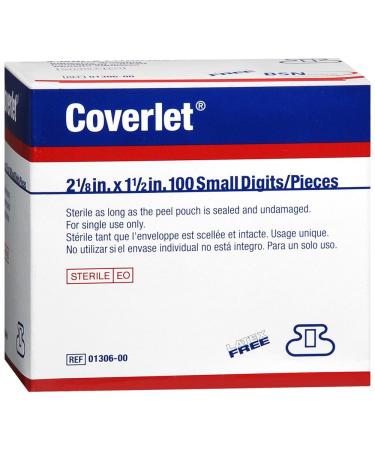 Coverlet Adhesive Dressing Strips Small Fingertip - 100