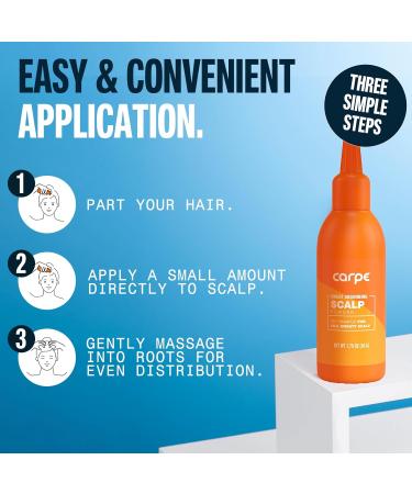 Carpe New Sweat Absorbing Scalp Powder - Non-Aerosol Dry Shampoo for Oily Hair | Residue Free Treatment for Men & Women - Perfect for Between Washes - Buy Online on GoSupps.com