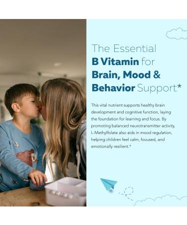 Organic Kids Methylfolate + Methyl B12 Cofactor - Organic Berry Flavor Sublingual Form - 5-MTHF Form Superior Form of Folate - Adjustable Dosing for All Ages - Mood Behavior Cognition - 1 oz. - Buy Online on GoSupps.com