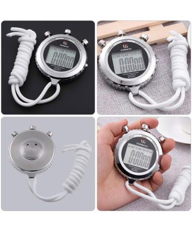 LAOPAO Metal Stopwatch Timer with Backlit | 1/100th Second Precision | 2 Lap Memory | Digital Stop Watch for Coaches - Buy Online on GoSupps.com