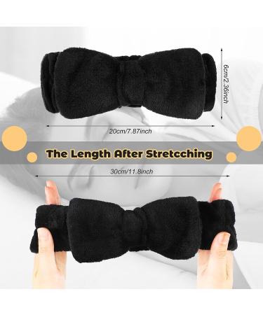 24 Pcs Sleepover Party Favors: 12 Black Spa Headbands & 12 Silk Eye Masks - Perfect for Girls' Pajama Party - Buy Online on GoSupps.com