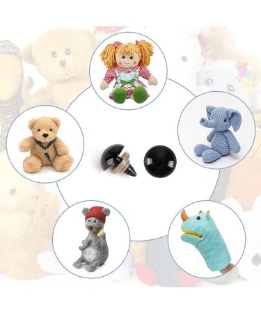 260pcs Black Safety Eyes and Noses with Washers for Craft Dolls, Amigurumi, Puppets, Plush Animals and Teddy Bears - Buy Online on GoSupps.com
