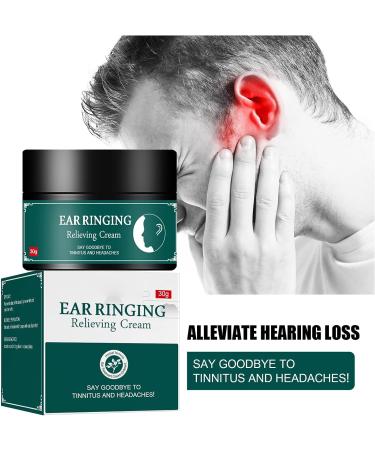 Tinnitus Relief Cream - Natural Herbal Formula for Ear Ringing & Pain Relief - Buy Online on GoSupps.com