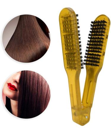 Plywood Comb Hair Straightener - V-Shape Styling Tool for Home & Barber Shops | International Shipping Available - Buy Online on GoSupps.com