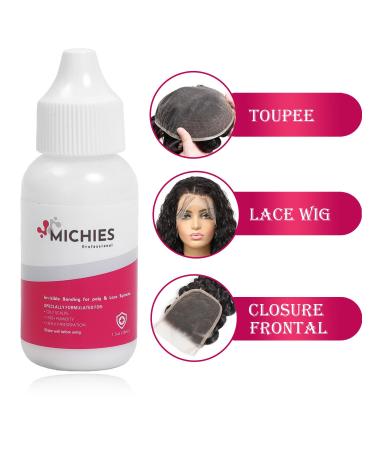 Strong Hold Hair Replacement Adhesive | Waterproof Lace Wig Glue - 1.3oz (38ML) for Invisible Transparent Use - Buy Online on GoSupps.com