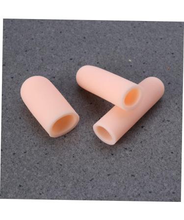 FRCOLOR 8 Pcs Gel Toe Caps & Finger Covers - Sanitary Pad Storage Bag & Bike Rack Finger Supplies - Thumb Beige Set - Buy Online on GoSupps.com