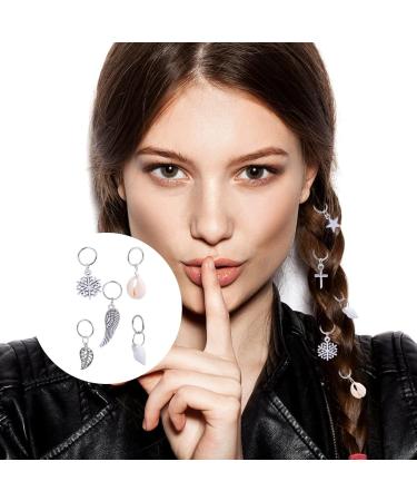 Buy SOLUSTRE 50Pcs Hair Jewelry Rings - Aluminum Beads & Cuffs for Dreadlocks Braids & Hair Accessories - International Shipping Available - Buy Online on GoSupps.com