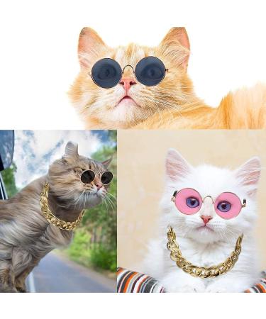 5 Pieces Pet Glasses | Fashion Sunglasses for Dogs & Cats | Retro Style Small & Medium Pet Sunglasses - Buy Online on GoSupps.com