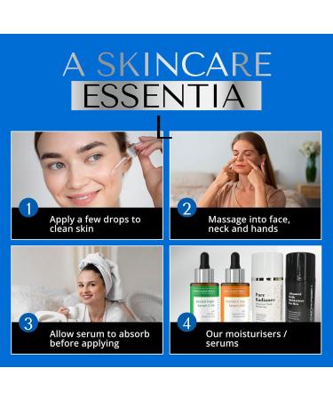 Hyaluronic Acid Serum with Vitamin C - Plump Hydrate & Brighten Skin | Anti-Aging Facial Moisturizer by DERMAWORKS - For Men & Women - Buy Online on GoSupps.com