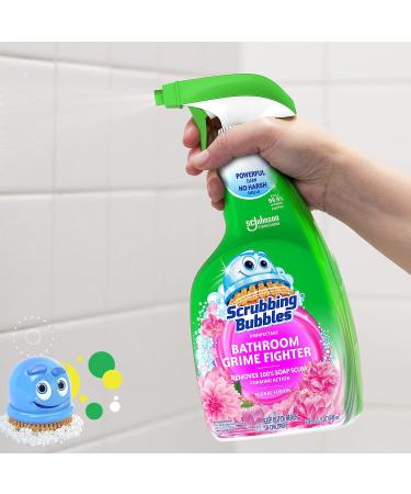 Scrubbing Bubbles Bathroom Grime Fighter Floral Fusion Scent 32 oz Spray Bottle - Pack of 1 - Buy Online on GoSupps.com