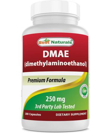 Best Naturals DMAE Supplement 250 mg & Vitamin B1 as Thiamine Mononitrate 100 mg - Buy Online on GoSupps.com
