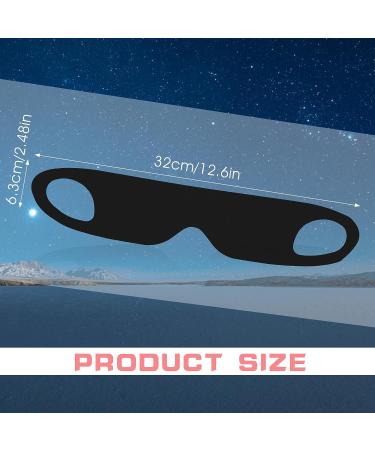 WLLHYF Zero Pressure Sleep Mask - Light Blocking, Comfortable Blindfold for All Sleep Positions and Travel - Breathable, Elastic Ear Hanging Strap Eye Covers - Buy Online on GoSupps.com