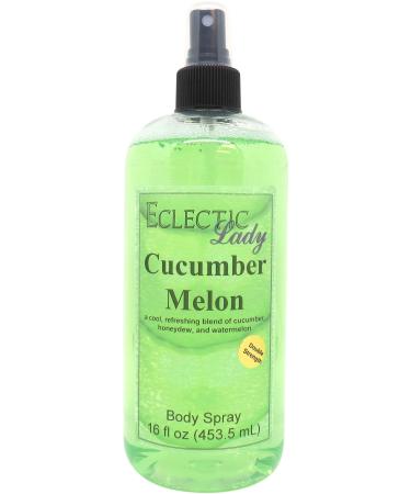 Cucumber Melon Body Spray (Double Strength) 16 ounces Body Mist for Women with Clean Light & Gentle Fragrance Long Lasting Perfume with Comforting Scent for Men & Women Cologne with Soft Subtle Double Strength 16 Fluid Ounces