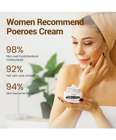 Poeroes 8% Caffeine Eye Serum & 99.3% Moisturizing Snail Mucin Cream for Anti-Aging & Hydration Combination Pack - Buy Online on GoSupps.com