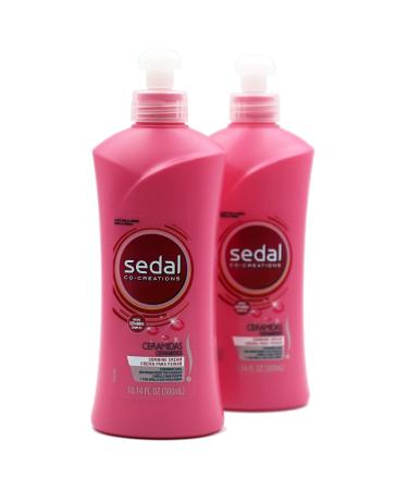 Sedal Co-Creations Ceramidas Leave In Hair Moisturizing Conditioner, 2-Pack, 10.14 Fl Oz, Bottles