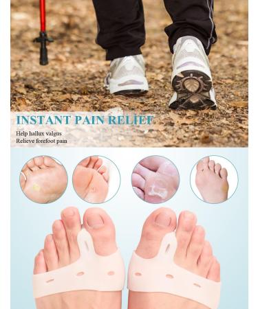 Jiahao Toe Separator & Big Foot Spacer Forefoot Metatarsal Cushions for Ball of Foot Pain Relief | Unisex Comfort - Buy Online on GoSupps.com