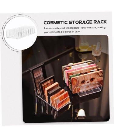 Alipis 2pcs Partition Storage Display Rack Multifunctional Storage Box Makeup Eyeshadow Makeup Lipstick Plastic Purse Organizer Eye Shadow Rack Makeup Organizer Stand Eyeshadow Box Shelf - Buy Online on GoSupps.com