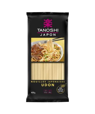 TANOSHI TANOSHI - Cook-on Udon Noodles - Japanese Noodles - Serves 4 - Ready in 10 minutes - 400g