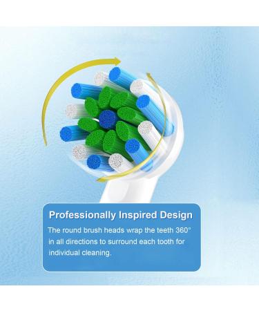 ITechnik 16 Pack Replacement Brush Heads for Brown Oral-B Electric Toothbrush - 4 Sensitive 4 Precision 4 Deep Clean 4 Cross Clean - White - Buy Online on GoSupps.com