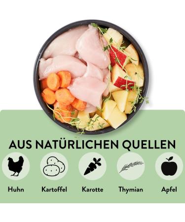 PUJA Wet dog food - 400 g - Food quality - 100% natural and regional - No preservatives - Rich in chicken meat - Buy Online on GoSupps.com