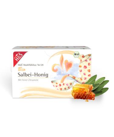 H & S H&S Organic Sage-Honey Tea Filter Bags 2 g Pack of 20