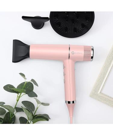 Slopehill Pink Hair Dryer - 2000W Brushless Engine Oxy Active Tech & LED Display | Lightweight 268g with Intelligent Diagnostics - Buy Online on GoSupps.com