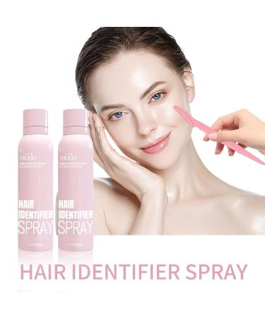 Hair Identifier Spray for Face & Body - Dermaplaning & Hair Removal - Perfect Gift for All Skin Types (4 Oz) with Spatula - Buy Online on GoSupps.com